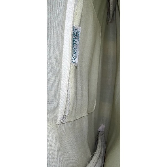 Objectives Brown Stripe Wicker Shoulder Bag - Picture 7 of 8